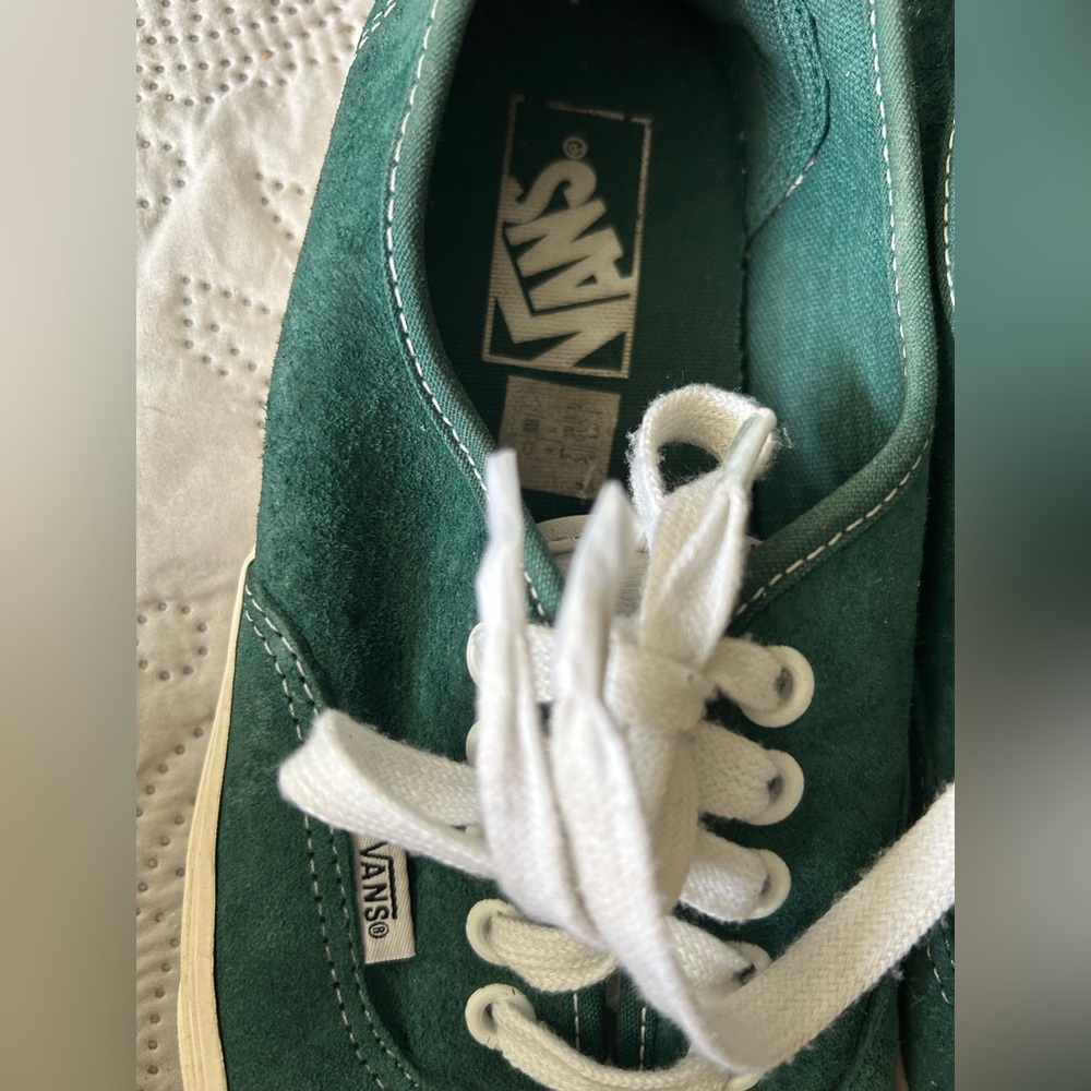 Vans low top green suede sneakers size M8W9.5 VNOA348A204 Heiq Eco dry. Nice! - Picture 16 of 16